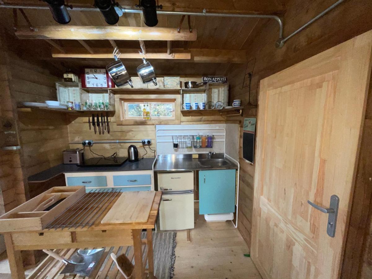 Retro Private Lodge With Hot Tub Nr Dartmoor Ньютон Эбэт Экстерьер фото